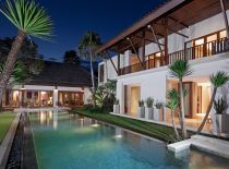 Villa Lilibel, Pool at Night