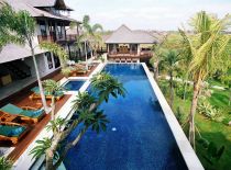 Villa Coraffan, View from top of property